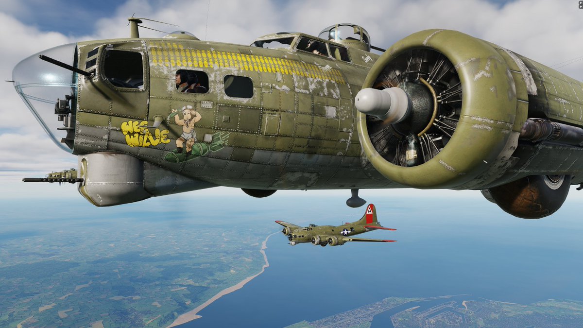 NineLineED's tweet photo. Super excited to see some fresh faces in DCS on the B-17G from our Livery Contest, can't wait for you guys to have them! #DCS https://t.co/cKZx0fpPbI