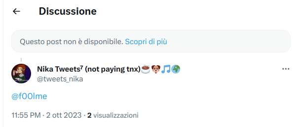 f00lme's tweet photo. @tweets_nika Uhm... maybe it's a closed account that posts only for followers? https://t.co/wH7mSIsXVn