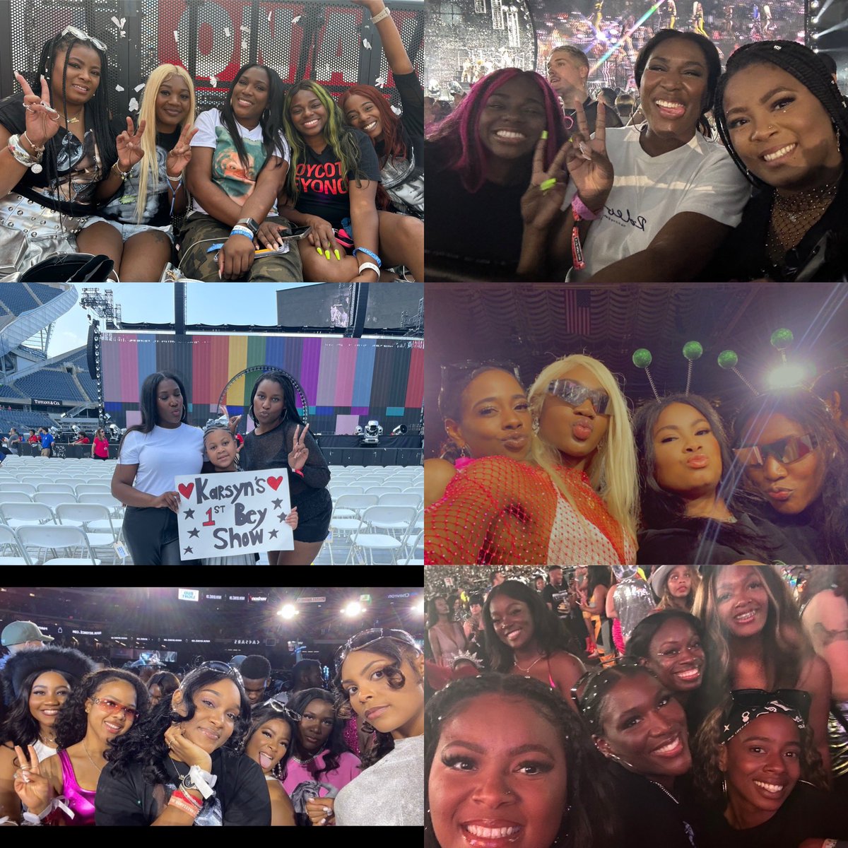 Wouldn’t wanna do this with anybody else. 💞🥹 #RWT2023 #RenaissanceWorldTour 🐝 shoutout to @beyonce for this black girl joy she brought me.