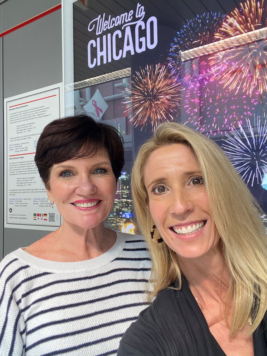 Kathleen &amp; Colleen enjoyed a quick layover in Colleen’s hometown of Chicago. The duo are heading to Cleveland, OH &amp; the #CatholicCharitiesUSA 2023 Gathering. Duffy Group is the recruiting partner for numerous Catholic Charities agencies. #CatholicCharities #nonprofitrecruiting