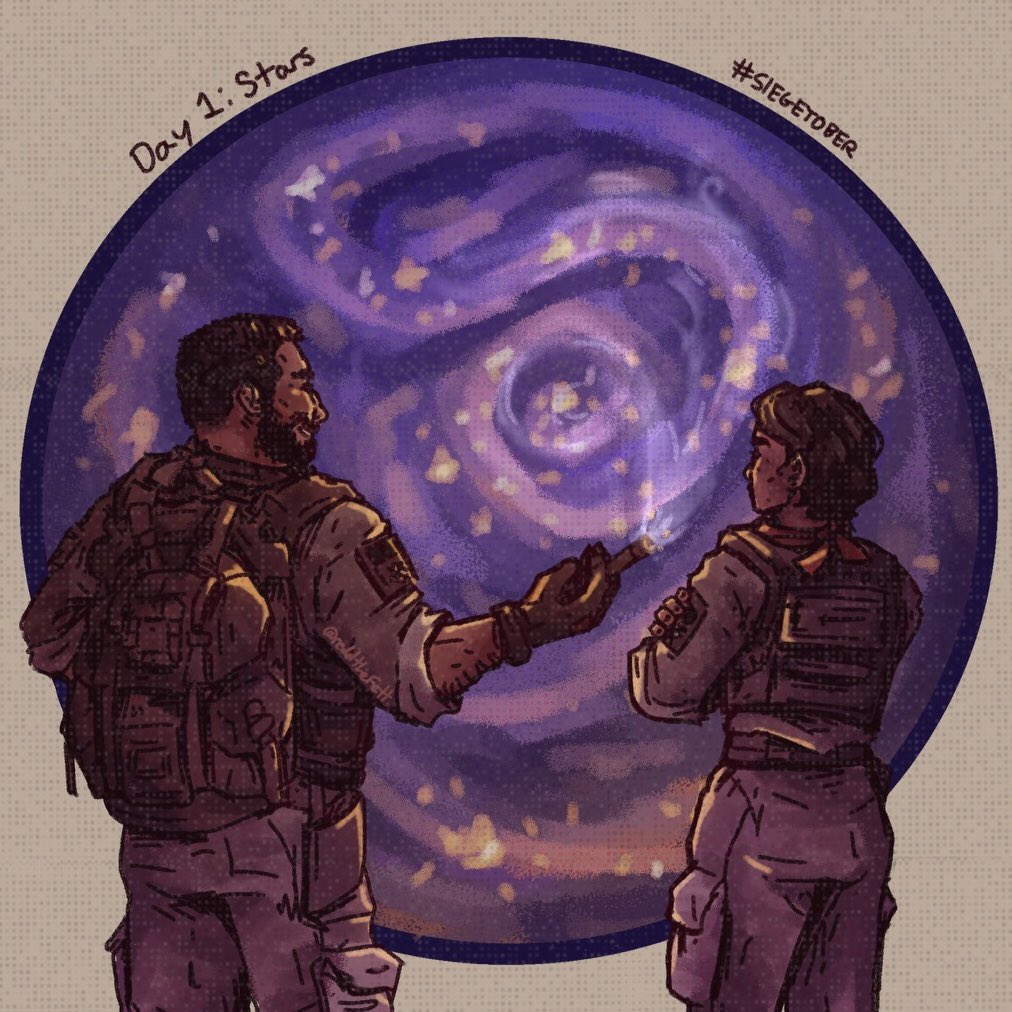 reddthefett's tweet photo. #SIEGETOBER Day 1: Stars 🌟 
•
Maestro &amp; Alibi
•
#WeR6 #R6Community #WeR6community https://t.co/YdHzR299lV