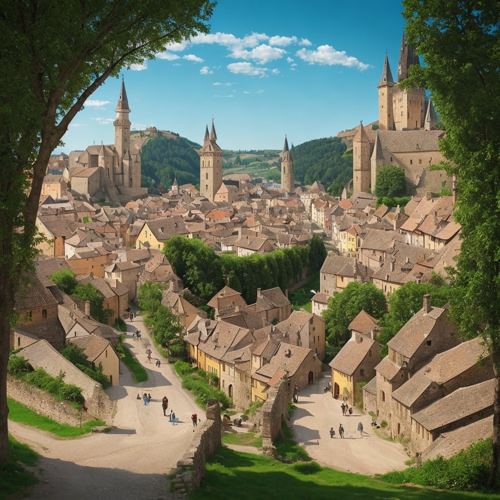 osanseviero's tweet image. Just a beautiful medieval town