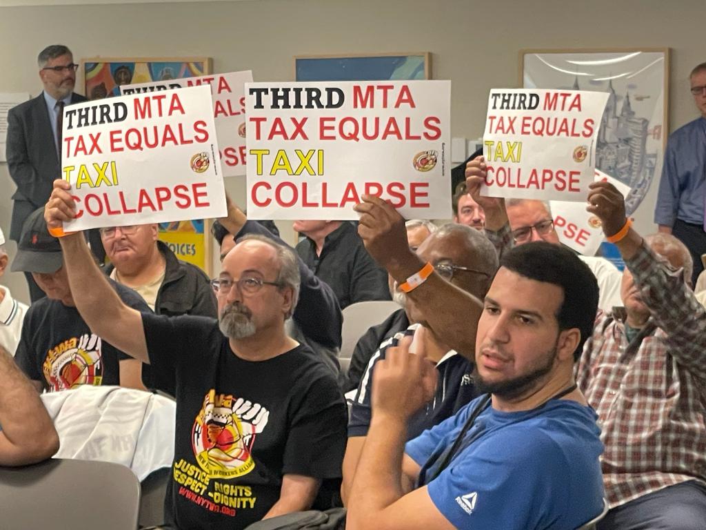 NYTWA's tweet photo. @GovKathyHochul stand up for drivers!  Hundreds still owe $450K in medallion debt, some as high as $800K! Don't condemn families to lifetime debt &amp; poverty!  Stand with @FundTransitNow &amp; 25+ electeds &amp; economists who all support a taxi exemption!  No More On Drivers' Backs! https://t.co/bjequpcThy