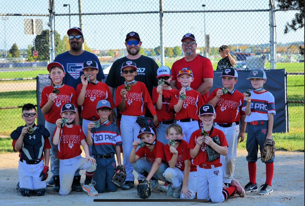 gopro_ball's tweet photo. Congratulations to the Go Pro 10u fall team for going 3-0 this weekend and winning the 2023 Oswego Panthers Round Robin Championship! Great job boys! #trainingisworking #goprobaseball https://t.co/UIIzTvvySO