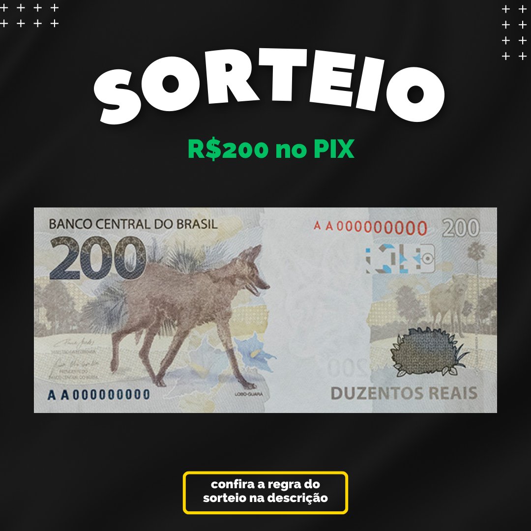 🎁 Sorteio de R$200 no PIX!

- Faça todas as entradas para ter mais chances de ganhar.
- Convide os amigos com seu link de indicação e aumente suas chances.

⚠️ Termina dia 10/10 às 19h

🛒 Link para participar e as regras: 
gleam.io/oXp13/sorteio-…