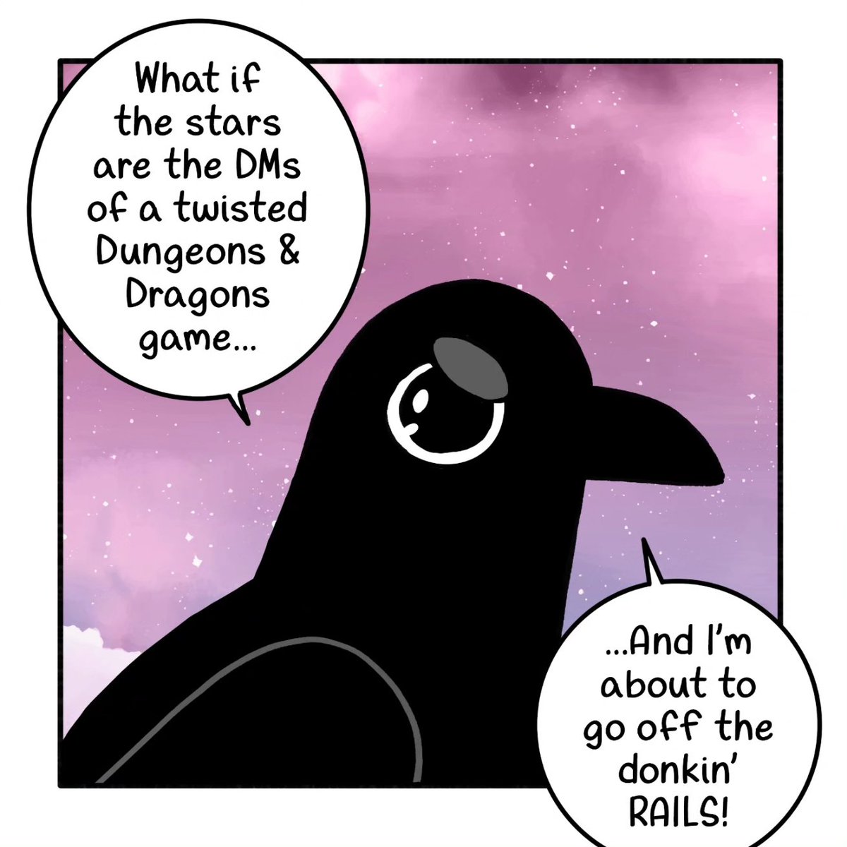 Secondlina's tweet photo. New Crow Time 🎲 https://t.co/iCTUeySljV