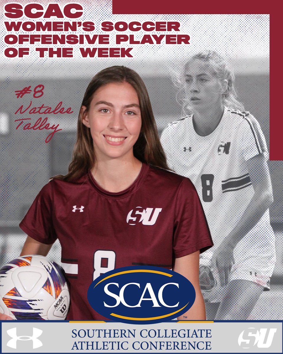 Schreiner Athletics (@sumountaineers) on Twitter photo Natalee Talley of <a href="/SchreinerWSOC/">Schreiner Women’s Soccer</a> named SCAC Offensive Player of the Week 🔥⚽️
#GoNeers || #FearTheNeer Natalee Talley of <a href="/SchreinerWSOC/">Schreiner Women’s Soccer</a> named SCAC Offensive Player of the Week 🔥⚽️
#GoNeers || #FearTheNeer