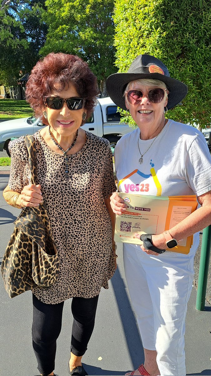 sacarlin48's tweet photo. Linda, our first Voter of the day.
If not now, then when?
If not us, then who?
#VoteYes23
#Recogition
#Listening
#BetterOutcomes https://t.co/YjRjCrBowK