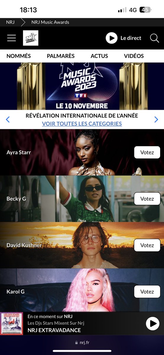 WhoisManon_'s tweet photo. I have to be here to support my girl @iambeckyg !!! Please go vote for B she deserves it !!! 🤩🤩 first nomination in France R U kidding!!!! We won !!!! I’m so excited 🥹 https://t.co/8URf6mhGky