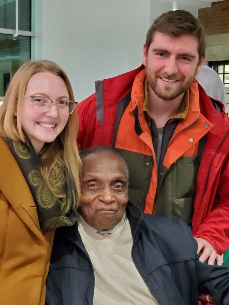 AliciaThatcher's tweet photo. I feel incredibly honoured to have met George Reed last year. He's well known for his CFL career, but he also played a major role in creating @SpecialOSask in 1975. His legacy will live on through the many lives and communities positively impacted by his kindness &amp; generosity. ❤️ https://t.co/vlKJAIgYAn