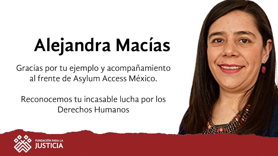 FJEDD's tweet photo. Externamos nuestra admiración y reconocimiento por el trabajo de @AleMacias26 al frente de @AsylumAccessMX.

Le deseamos lo mejor en el futuro https://t.co/UAS0PXFeN7