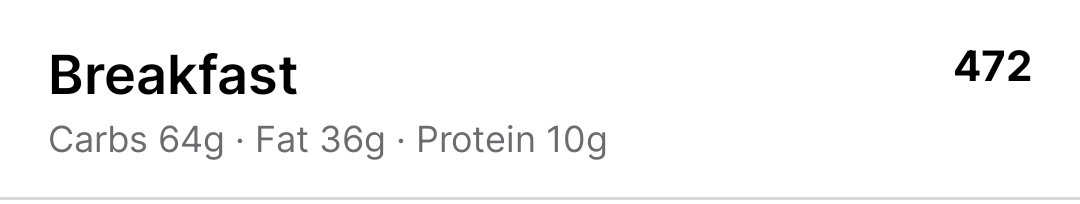 quantum_kate's tweet photo. @MyFitnessPal are you aware that the meal break down is experiencing a glitch wherein the values protein and fat are switched? The overall is right, but the meals aren't... can this be fixed maybe? https://t.co/hIc3q8I9Fi