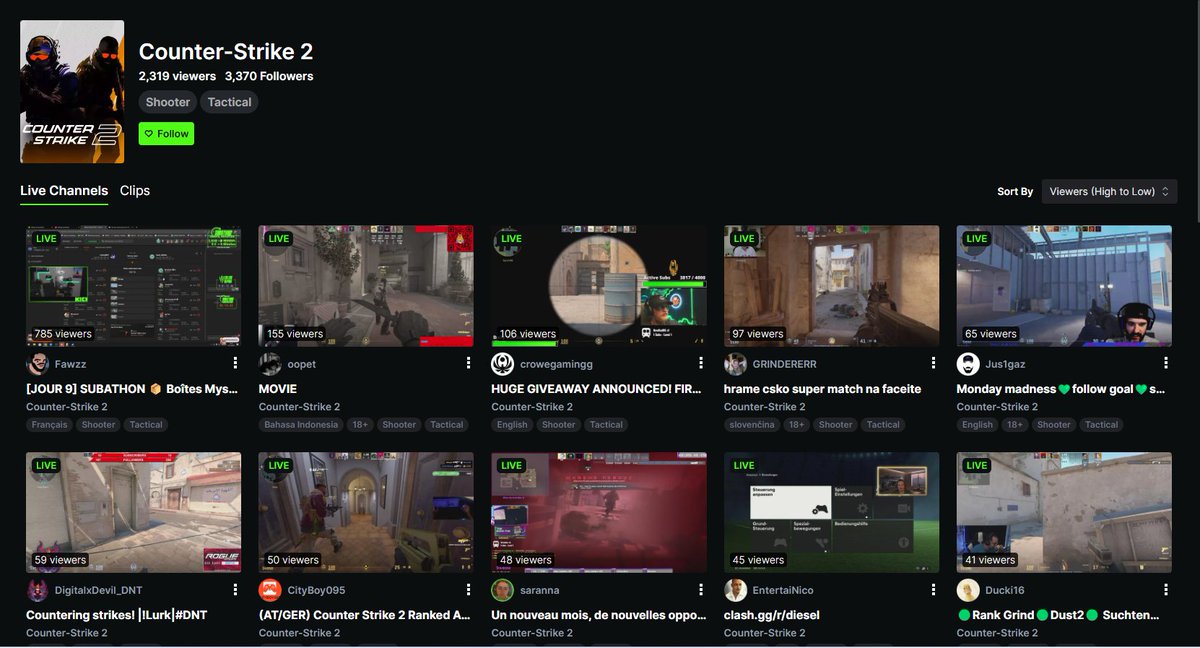 Huge w today on the top row of <a href="/CounterStrike/">CS2</a> on <a href="/kick/"></a> thank you everyone fornthe continued support we are making waves I love you all thanks <a href="/JoeeKilla/">Joee Killa</a> for the host what a legend #Kick #kicklive #kicklivesteam #CS2 #gamer #streamer