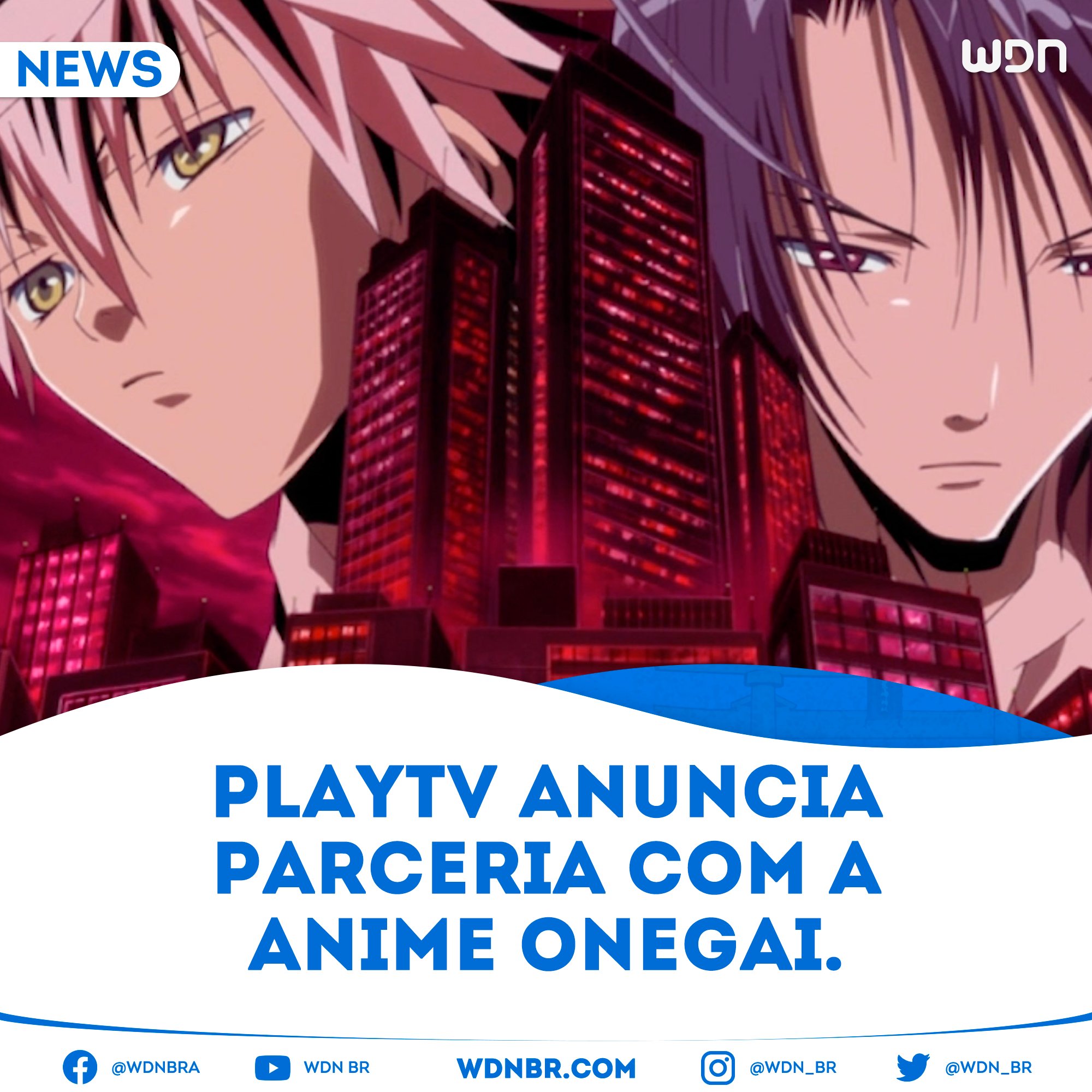 Anime Onegai anuncia dublagem em português para as séries dubladas
