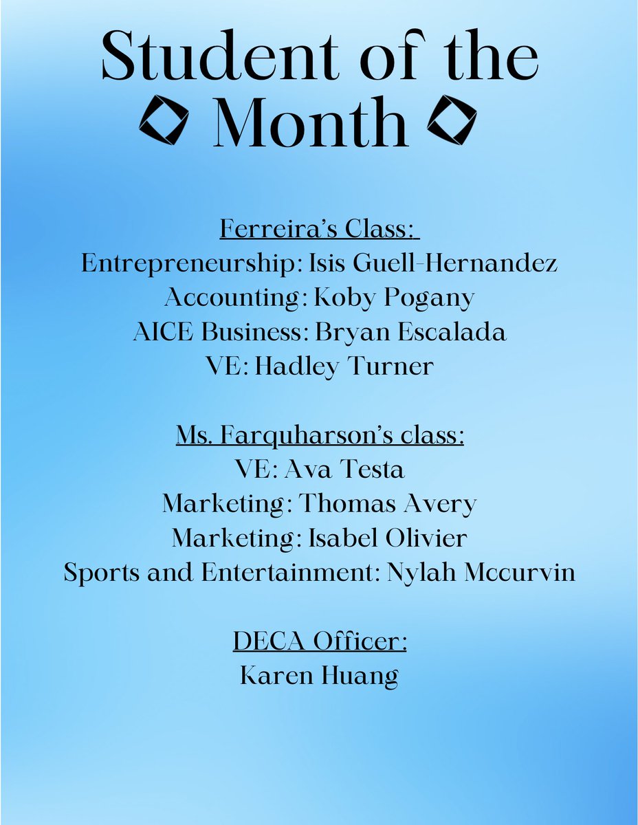 CCHS DECA tweet media