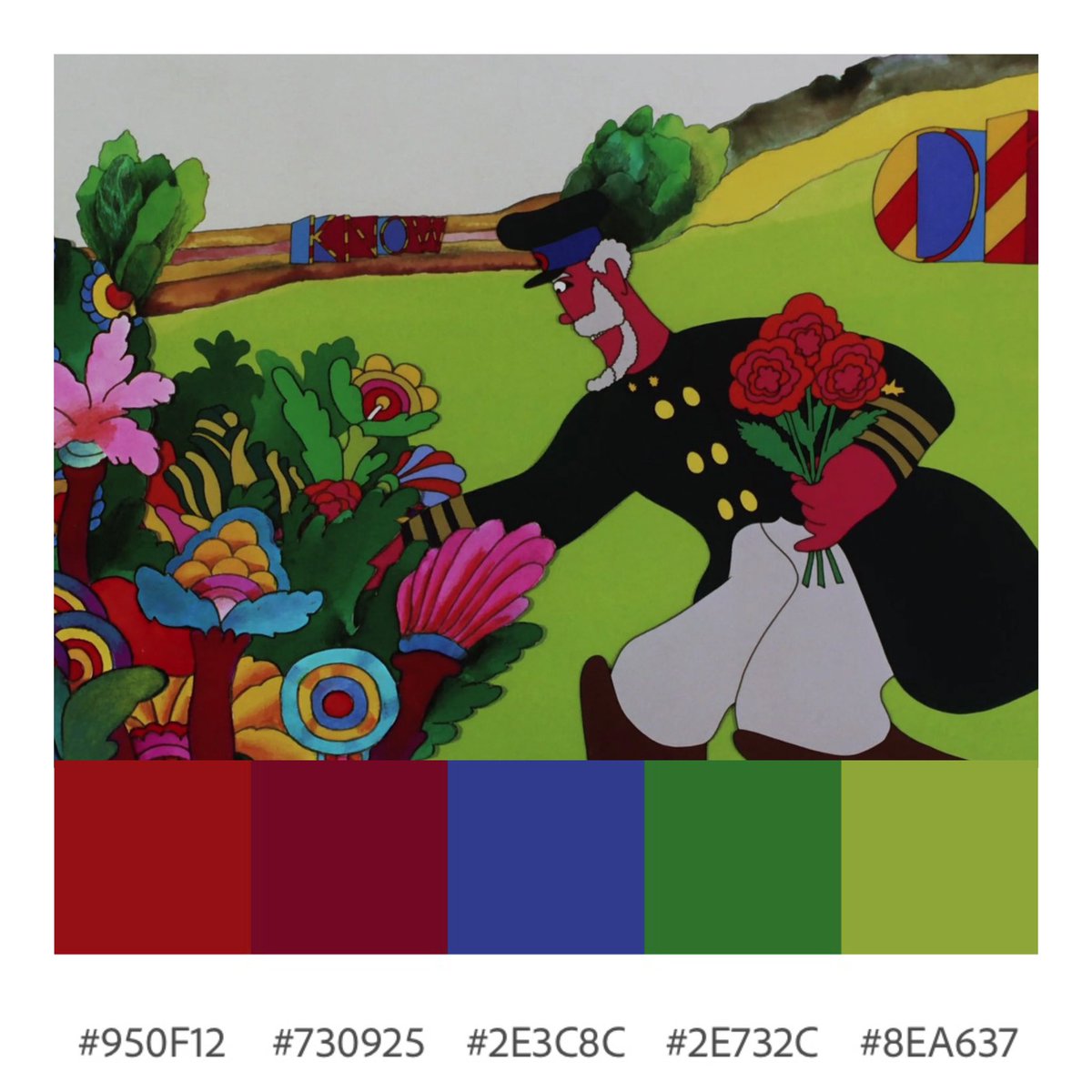 DauntlessGhoul's tweet photo. ✨Yellow Submarine (George Dunning, 1968)

#film #movies #filmmaking #cinema #cinephile #cinematography #shots #aesthetic #streaming #theatre #art #artist #color #colorpalette #palette #colourpalette #photography #yellowsubmarine #animation #thebeatles #music #60s #entertainment https://t.co/r25qnttpMn