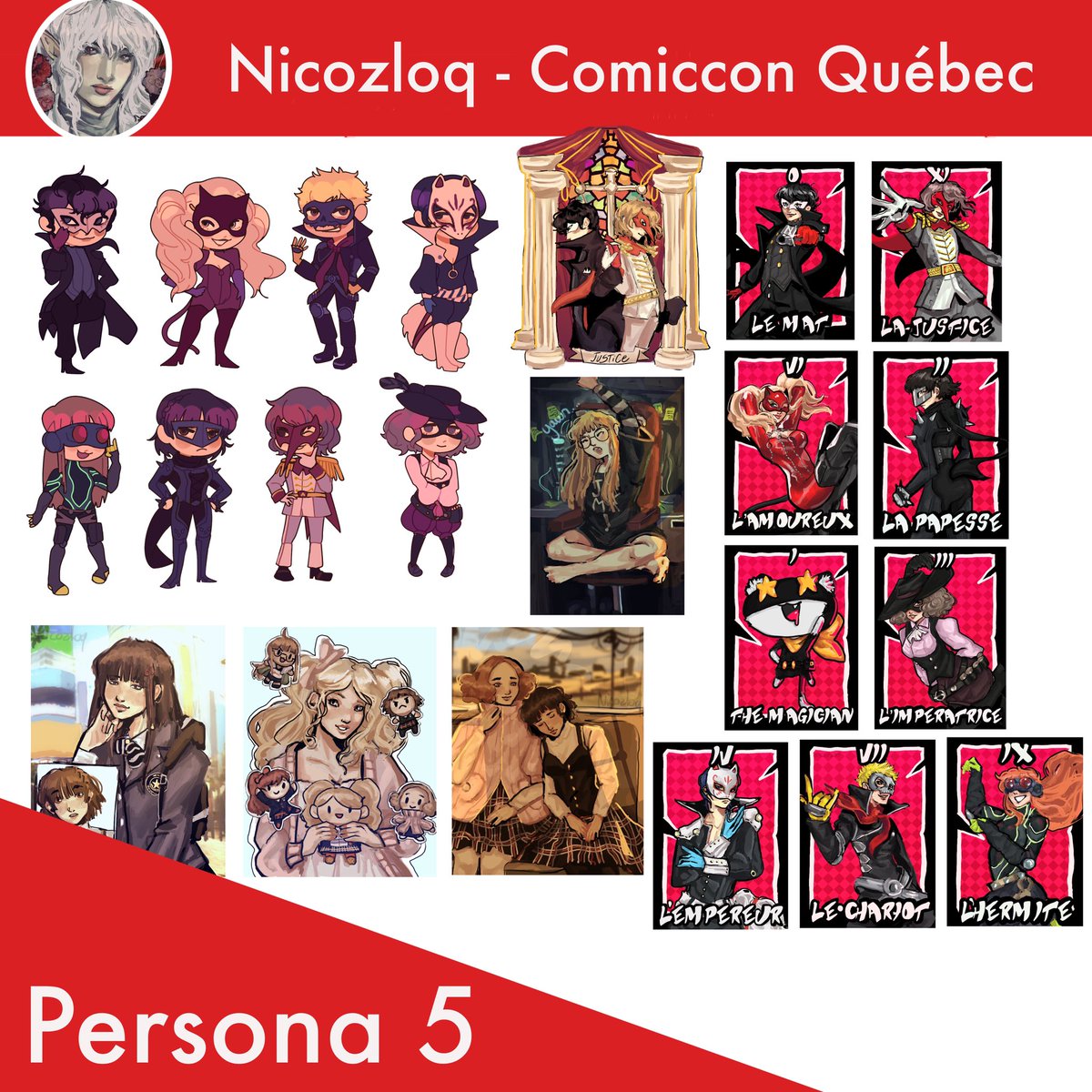 nicozloq's tweet photo. Je vais être au Comiccon de Québec ce weekend prochain du 7 au 8 Octobre!
#comicconquebec #artistalley #merch https://t.co/POQNY0wFC2