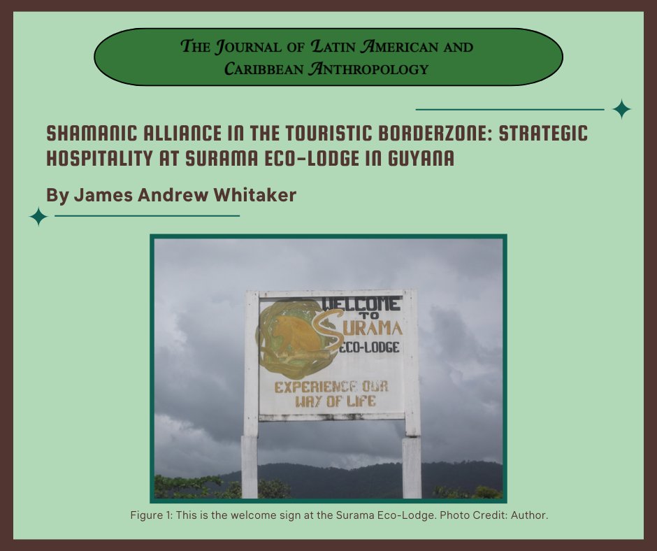 Journal of Latin American & Caribbean Anthropology tweet media