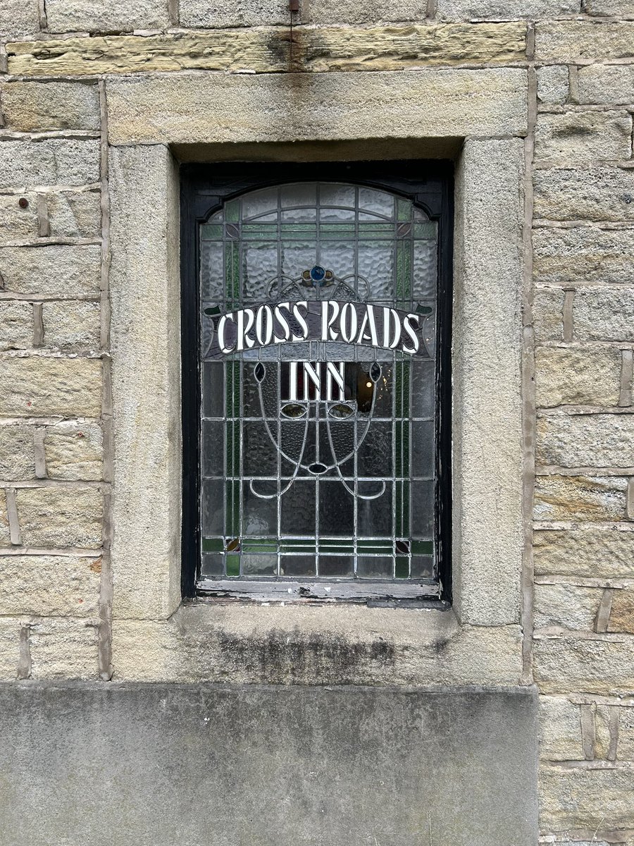 I walked up to the Cross Roads Inn from Haworth this morning. The pub that Dearden claims Branwell read excerpts from Wuthering Heights in, in 1842. What a sight fore sore eyes it is. A real shame, bearing in mind its cultural history. #teambranwell #wutheringheights #Bronte