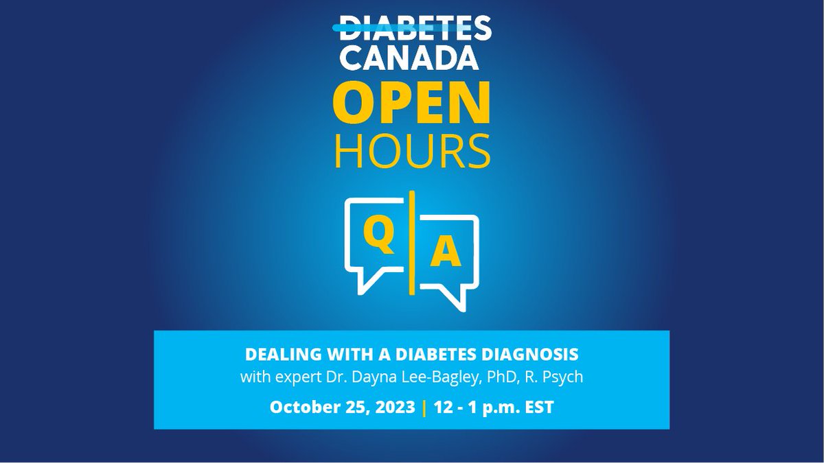 Diabetes Canada tweet media