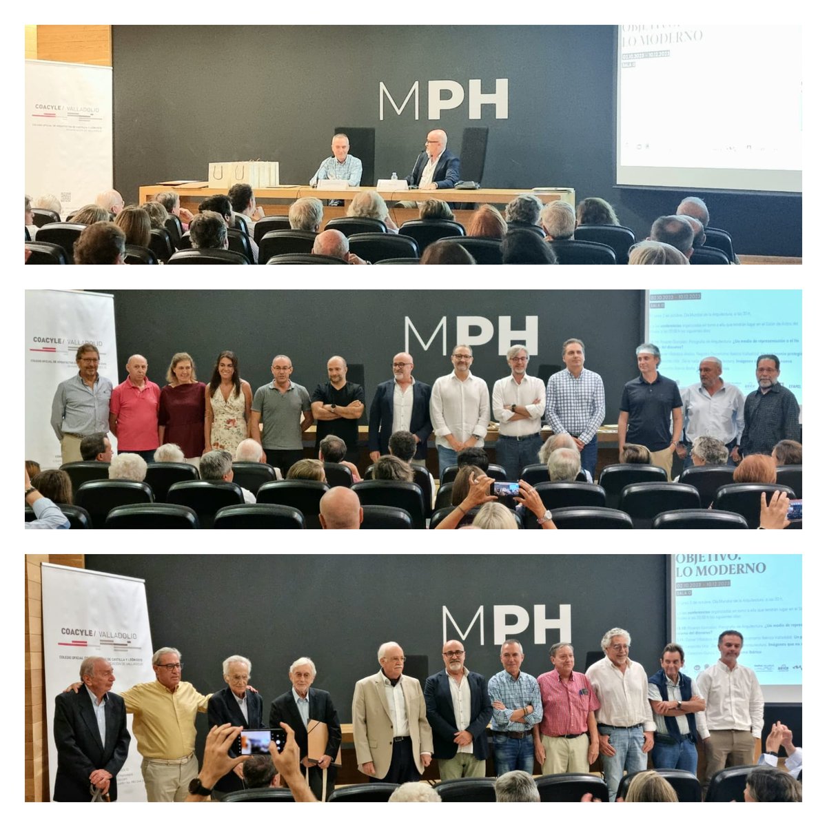 Emocionante acto en reconocimiento al esfuerzo y años de profesión de nuestros colegiados en <a href="/PatioHerreriano/">Patio Herreriano</a>

Hoy homenajeamos a los que llevan 25 años como arquitectos y, por primera vez, a los que cumplen 50 años trabajando en esta bella profesión