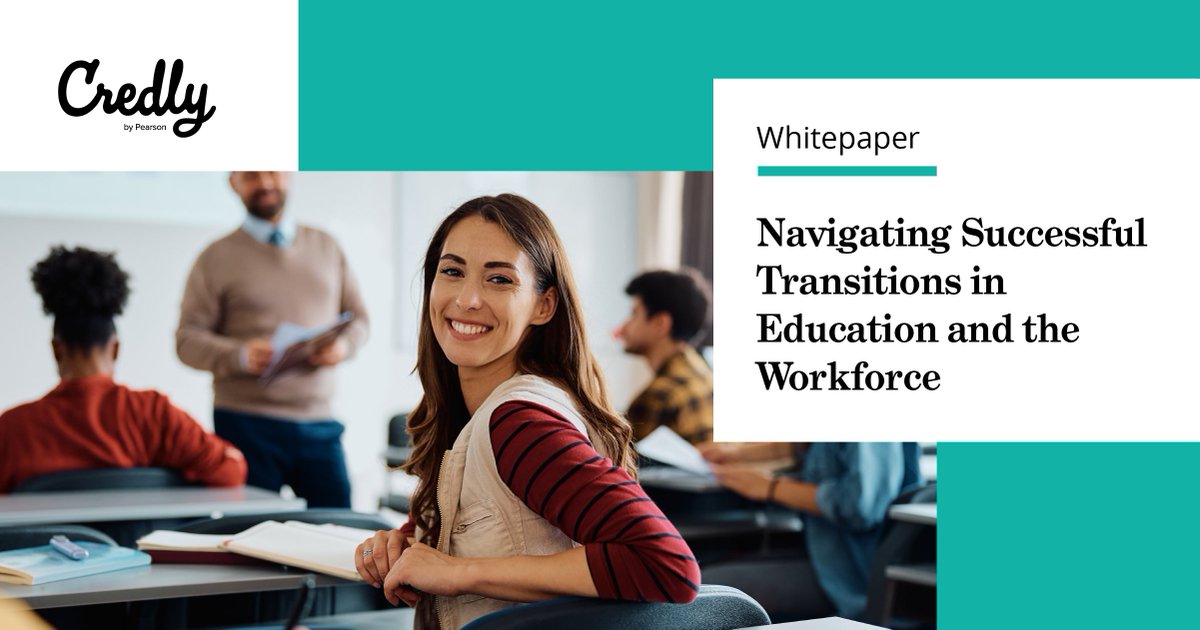 Our latest whitepaper delves into the existing educational landscape and offers valuable insights to assist institutions in effectively navigating and facilitating successful transitions for their students: hubs.ly/Q023QRjc0 #highereducation #digitalcredentials