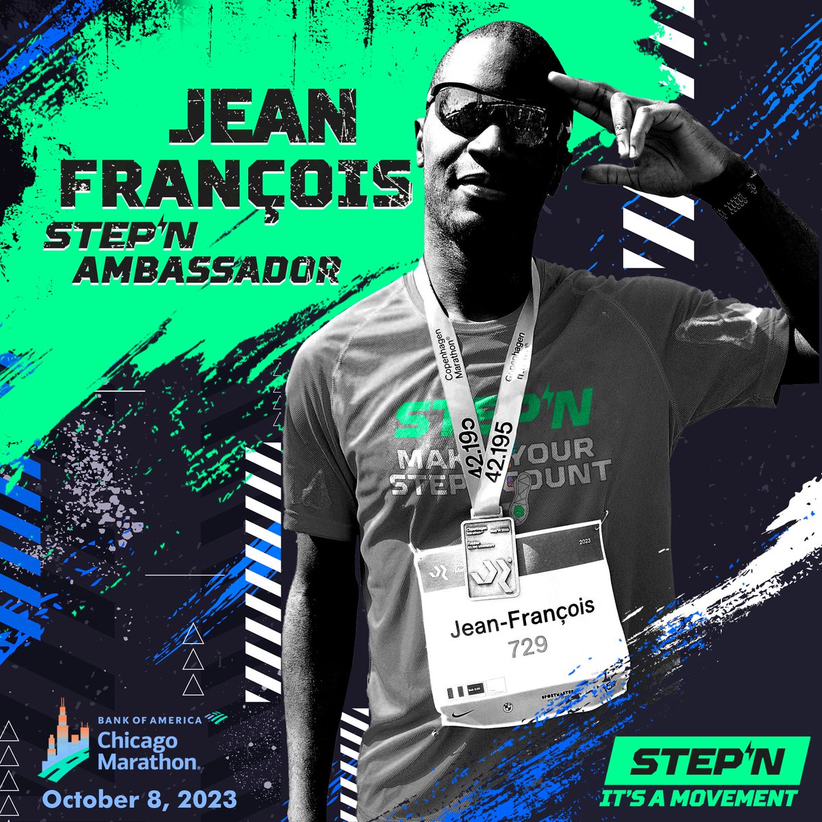 jeff_dmk's tweet photo. [Chicago Marathon 2023 🇺🇸: Race Prediction contest]

We are officially in race Week! 
For the occasion, i'm bringing a A-Game race contest :
The 5 closest predictions will share more than 2000 GMT in total !

@Stepnofficial
@ChiMarathon
@WMMajors
#stepnmarathon

Details below ⬇️ https://t.co/HxvCLlRHye