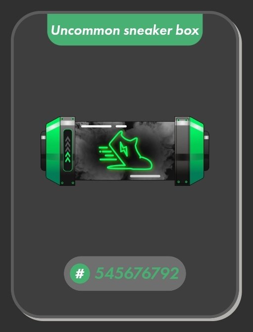 jeff_dmk's tweet photo. The reward will be the following:

-1st 🥇: 1 Rare Shoebox 
(1500 GMT at FP)
-2nd 🥈: 1 Uncommon Shoebox 
(330 GMT at FP)
-3rd 🥉: 1 Common Shoebox
(200 GMT at FP)
-4th: 100 $GMT
-5th: 50 $GMT https://t.co/7eAti7LhYX
