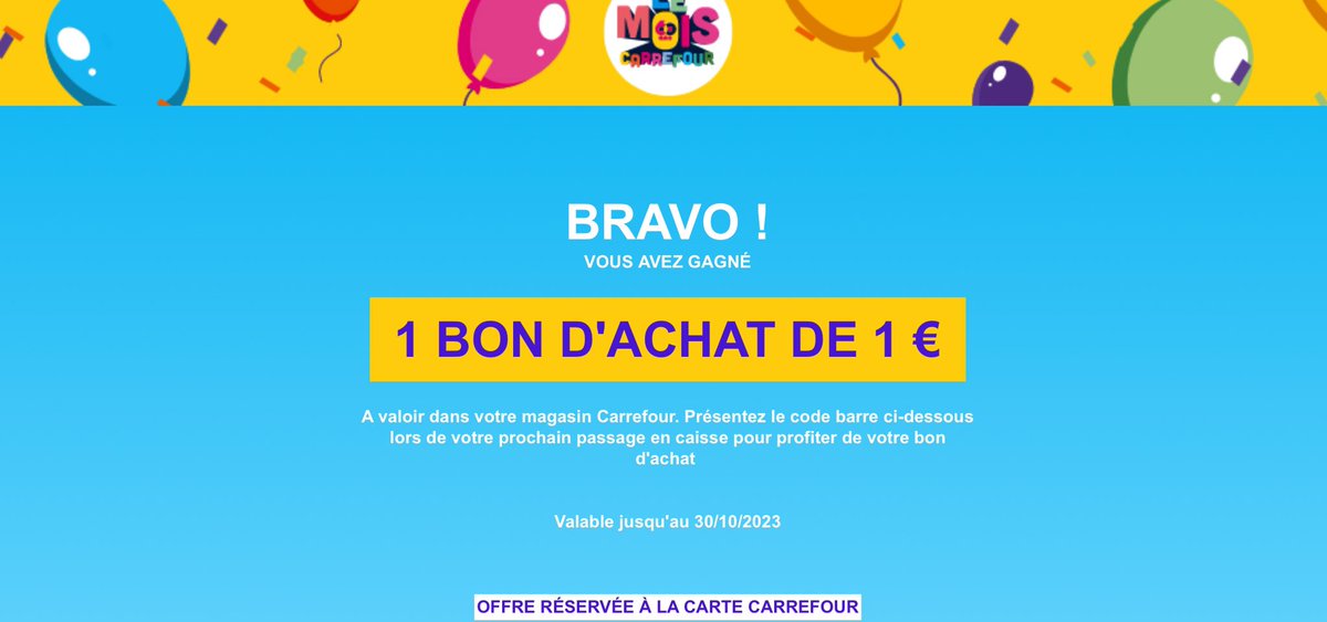 ylang21's tweet photo. @CarrefourFrance merci pour votre générosité … #carrefourtoisondor #dijon https://t.co/vtnfRfWu43