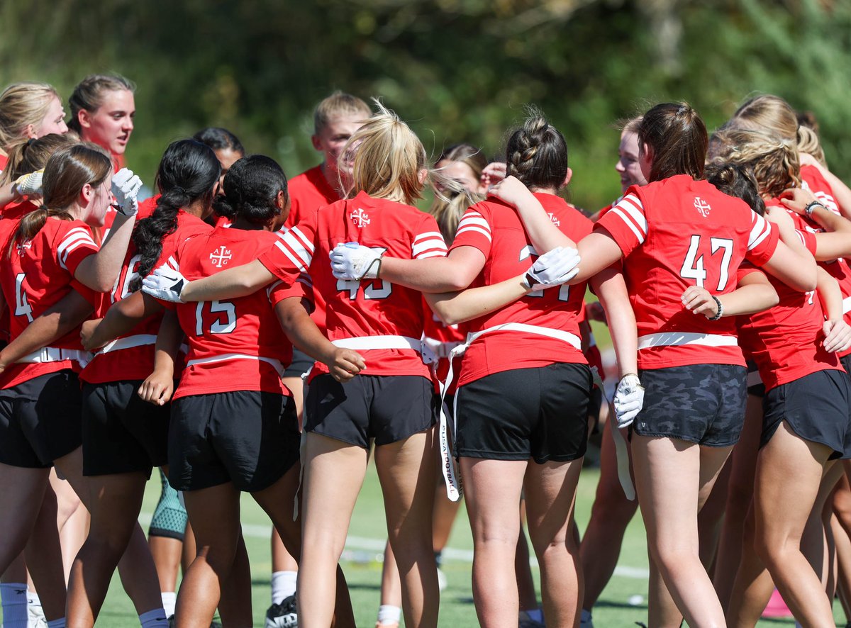 RJHSathletics's tweet photo. Congrats to Flag Football & Girls Rugby on their performances this past Saturday π
Thank you to all the faculty, staff, students, parents & fans that were able to support! These programs are special and making @regisjesuiths proud π
#WomenOfWisdom | #AMDG | #GoRaider https://t.co/iKIsvOcpv5
