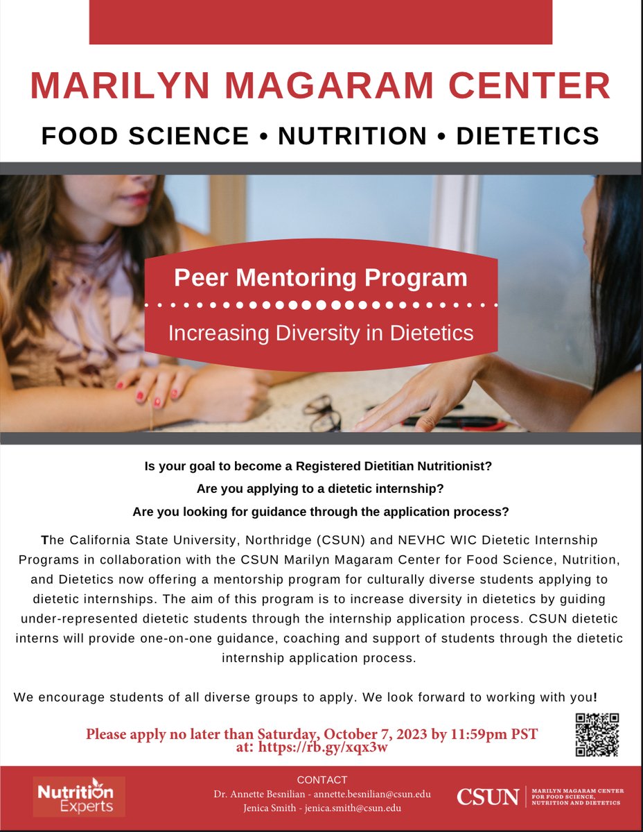 Peer Mentoring Program - In collaboration with the Marilyn Magaram Center 

We encourage students of all diverse groups to apply. We look forward to working with you!

Please apply no later than Saturday, October 7, 2023 by 11:59pm PST at: rb.gy/xqx3w