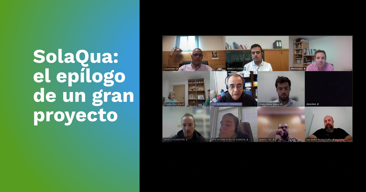 En la reunión final del <a href="/SolaquaProject/">SolAqua</a> revisamos 3 años de trabajo y preparamos los informes para la <a href="/ComisionEuropea/">Comisión Europea en España</a>. Ha sido un éxito y lo demuestran los indicadores de rendimiento. Más en sol-aqua.eu
#SolAqua #solarenergynergy #Eu #H2020 #europe #solarirrigatio