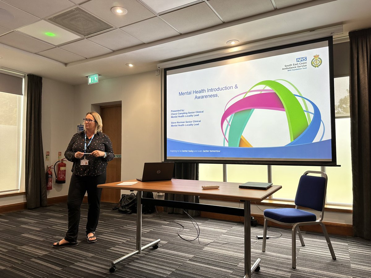 Fantastic session from Cheryl, one of our senior mental health practitioners, discussing Mental Health Risk Assessment and exploring how our APPs can provide clinical support to fellow ambulance clinicians 👍🏻 #SECAmbAPPcon23
