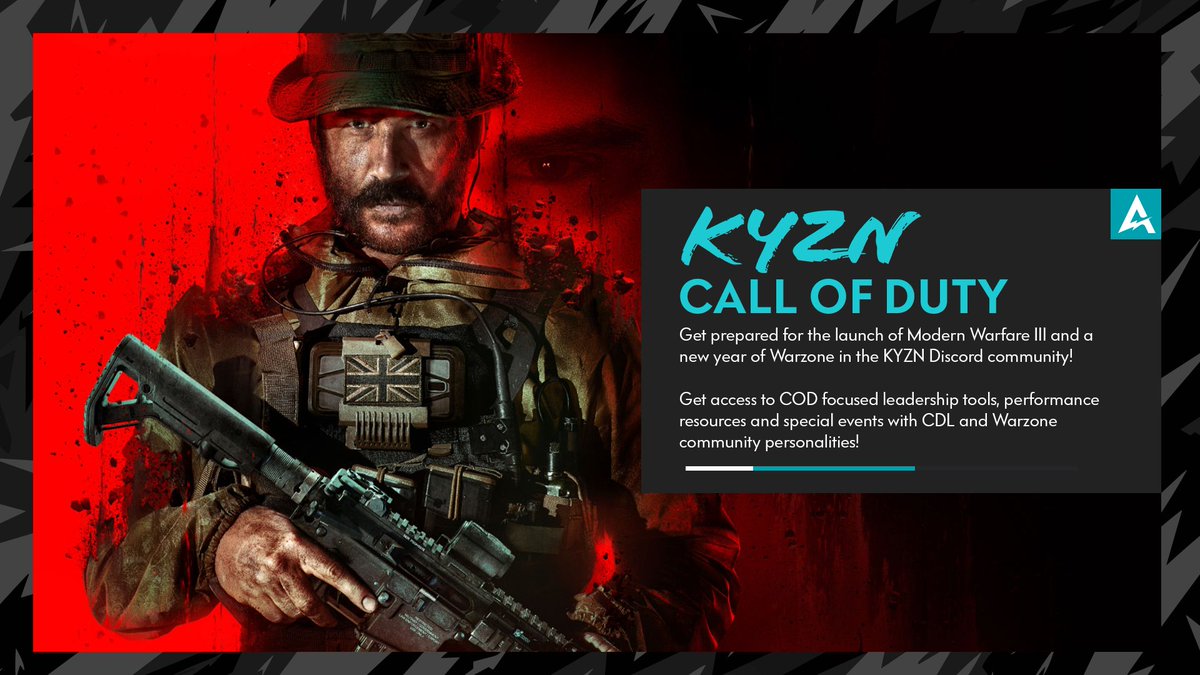 We're getting set for the launch of #MWIII and a new Warzone experience in the KYZN Discord!

Our performance coaches are ready to bring their expertise to every member of the Call of Duty community!

If this is your year, check out the tools KYZN has to offer below.