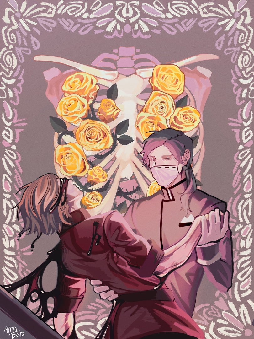 AMA_DED's tweet photo. #IdentityV #IDV #Postman #Victor_Grantz #Embalmer #Aesop_Carl https://t.co/gKlZzU6Yda