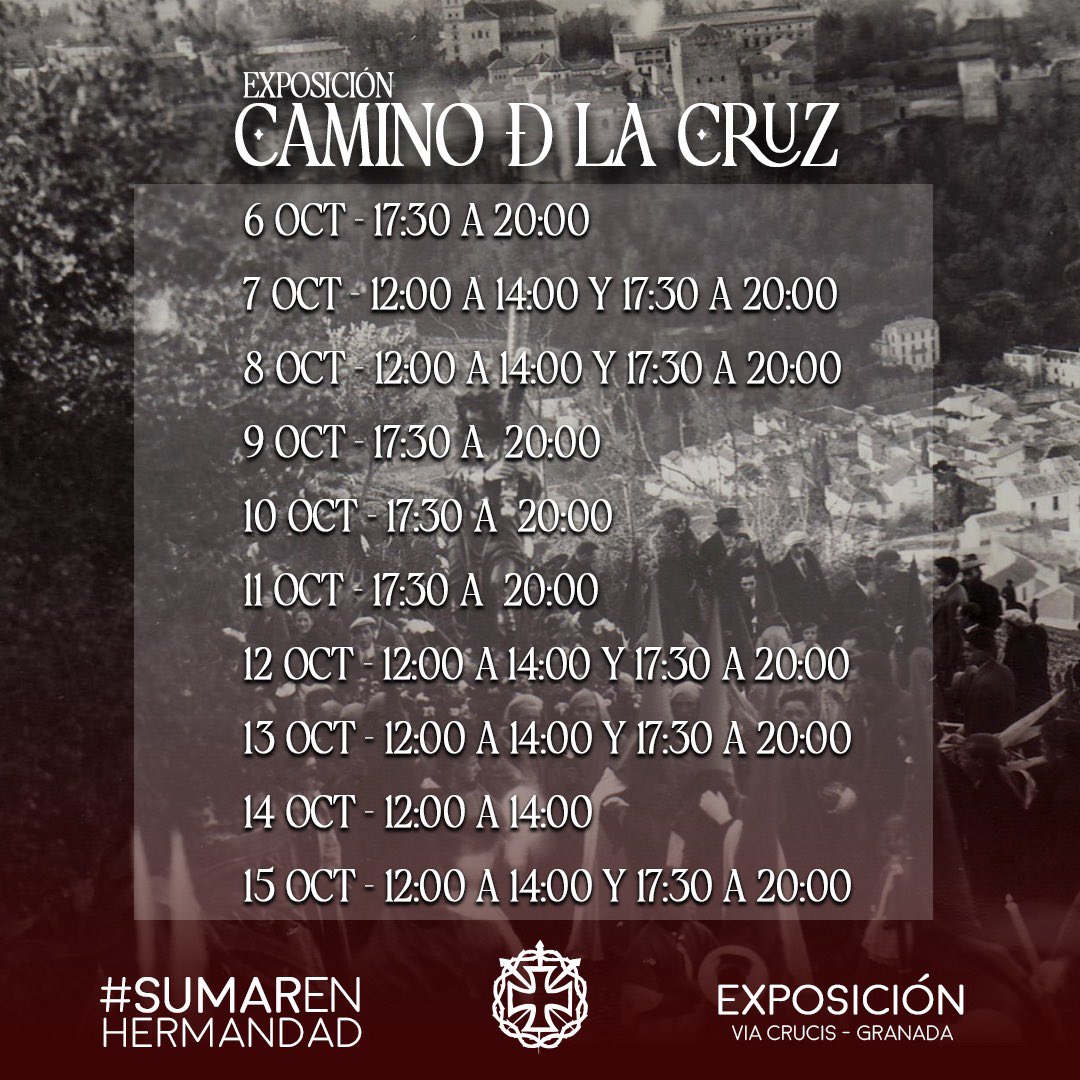 #ACTUALIDAD ▪ Camino de la Cruz, exposición catequética con motivo del 34 ENC.

▪ "Camino de la Cruz" es el título de la exposición catequética que tendrá lugar en la iglesia de San Juan de los Reyes desde el 6 al 15 de octubre, de 12:00 a 14:00 horas y de 17:30 a 20:00 horas