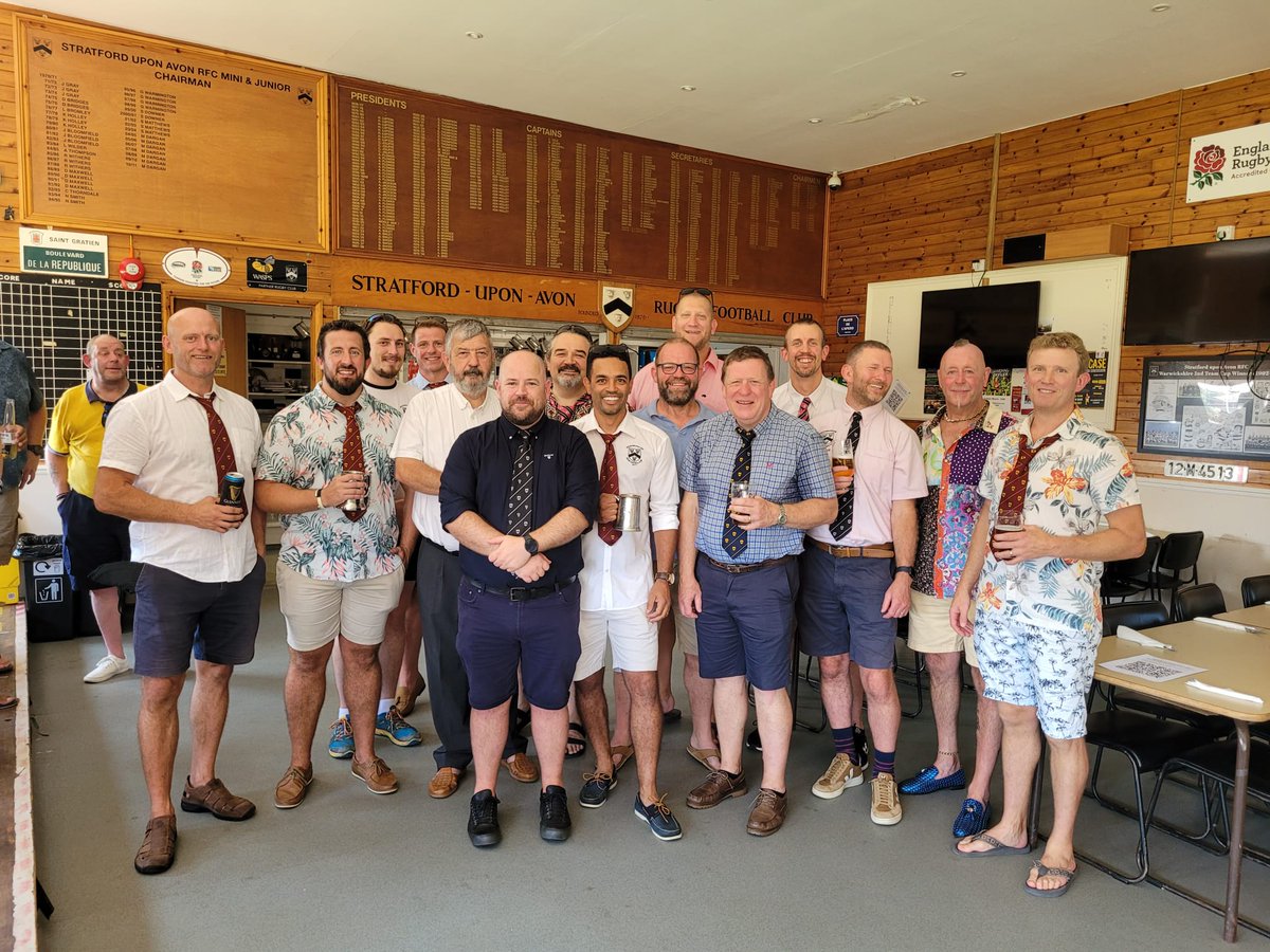 Have you got your Vice President membership yet?

You can make your donation of choice online here: stratforduponavonrfc.rfu.club/products 

Attached are some photos of our last VPs lunch in honour of past players.

Featuring many of the 1st XV captains of the past! 😁