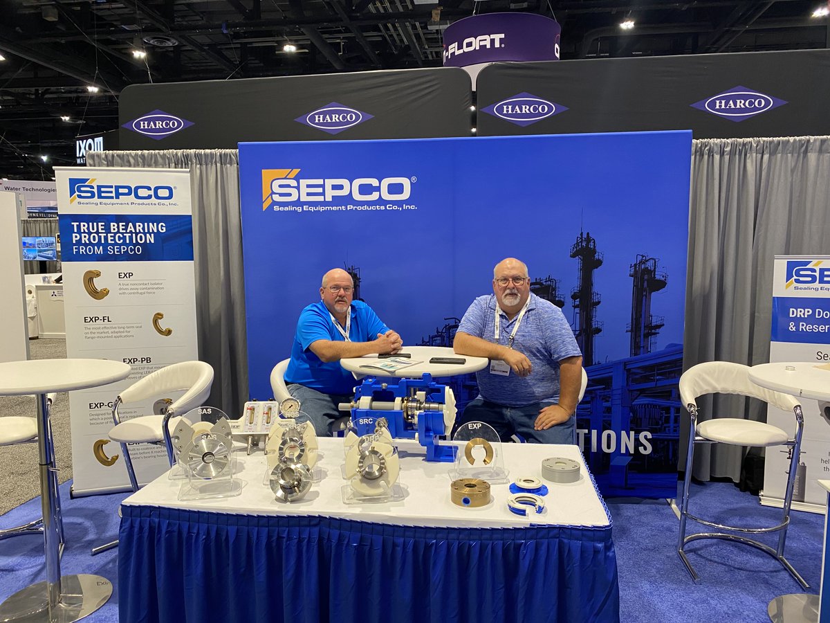 SEPCO's tweet image. SEPCO is in the building! Day 1 at WEFTEC 2023. Say hello at booth 3039. #weftec2023