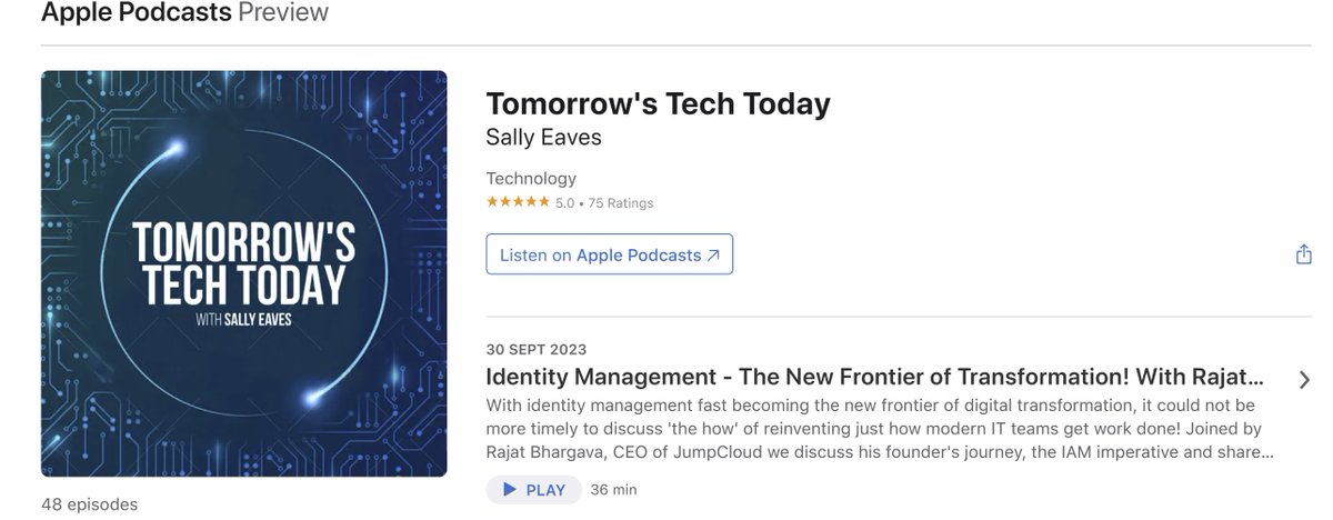 RT:What's new frontier in #DigitalTransformation ?Identity Management or #IAM Transformed!New Deep Dive #podcast now live! See bit.ly/IAMTransformed Join Rajat @rajatabhargava CEO @JumpCloud & I v/@sallyeaves #innovation #jumpcloud #partner #books #privacy #BooksWorthReading