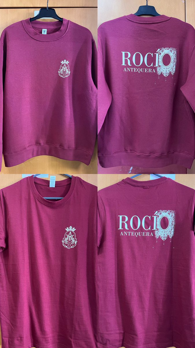 HdadRocioATQ's tweet photo. 🔔VÍSTETE CON TU HERMANDAD🔔

CAMISETA: 12€
SUDADERA: 20€
SUDADERA CON CREMALLERA: 25€

Consulta tú talla y compra ya la tuya a través del WhatsApp y bizum de la hermandad.
Pídela hoy lunes y asegúrate tenerla para el fin de semana del 14 de octubre. https://t.co/Yu8d861SMQ