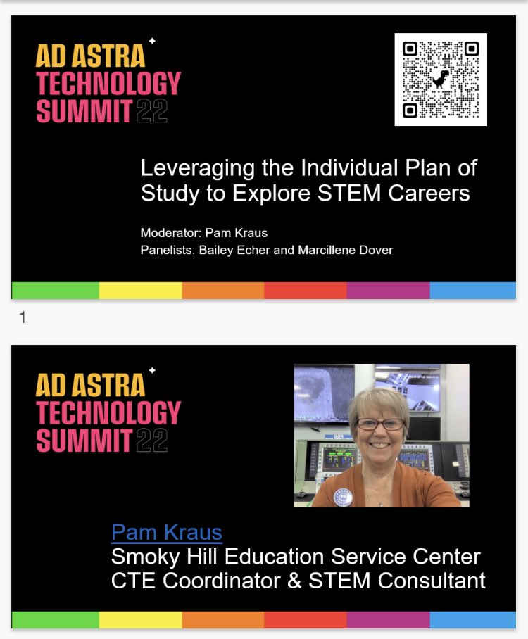 pkrausSHESC's tweet photo. Honored to present about IPS and STEM at @FlagshipKansas #AdAstraTech23! Thanks to the great panelists who joined me!
@SmokyHillEd #SHESCcte #SHESCstem https://t.co/ICkjNgW2gy