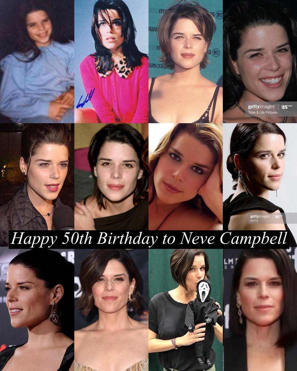 HorrorQueenNeve's tweet image. Happy 50th Birthday to Neve Campbell 🖤🖤🖤#screamqueen #Scream #horrorlegend
