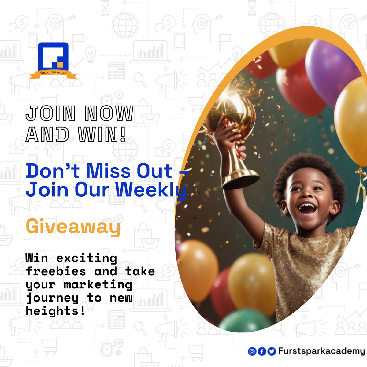 Here comes your #MarketingCommunity! 
🔍 Learn SEO, social media, email marketing & more! 
💡 Exclusive resources, webinars & networking opps! 
👯 Make new friends & level up your marketing skills! 🤓
Don't miss out! Join now 

👉bit.ly/FurstSparkAcad…

#FurstSparkAcademy