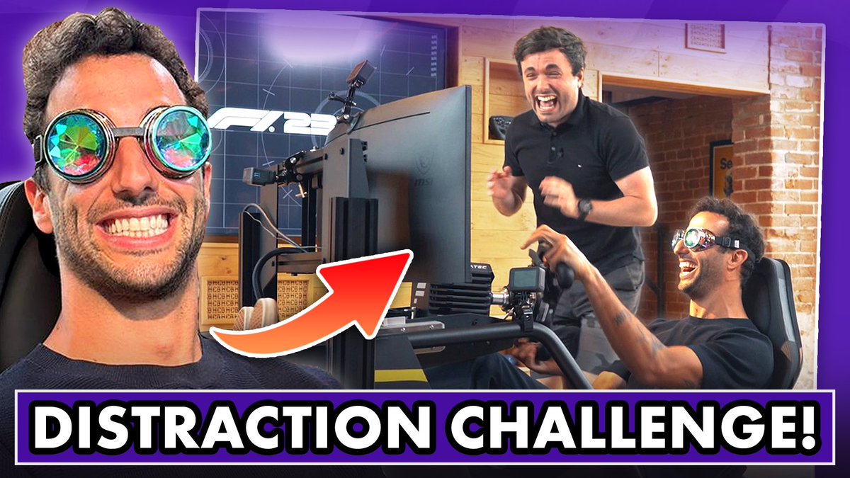 MattP1Tommy's tweet photo. NEW video 👀

I took on Daniel Ricciardo in an F1 23 Game DISTRACTION challenge

🎥 https://t.co/Bh07xwbAx2 https://t.co/TmthBMNCbj
