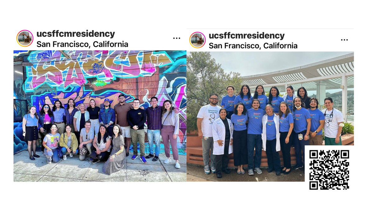 From @ucsffcmresidency on Insta: Oct 1st was National Latine/x Physician Day! What an honor and privilege to work amongst incredible, hardworking, & passionate Latine physicians. ¡Que orgullo, si se pudo! 6% is not enough! #latinephysiciansday #NationalLatinoPhysicianDay