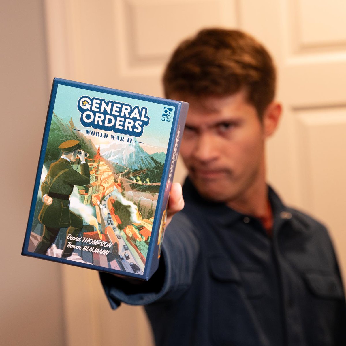 kovraystudios's tweet photo. General Orders: World War II Playthrough: https://t.co/Q4SD6K3Zt0 This game is designed by Trevor Benjamin and David Thompson, it is illustrated by Alex Green, and it's published by @OspreyGames ! Who do you think won? #boardgames #generalorders https://t.co/5ds7z8Tms2