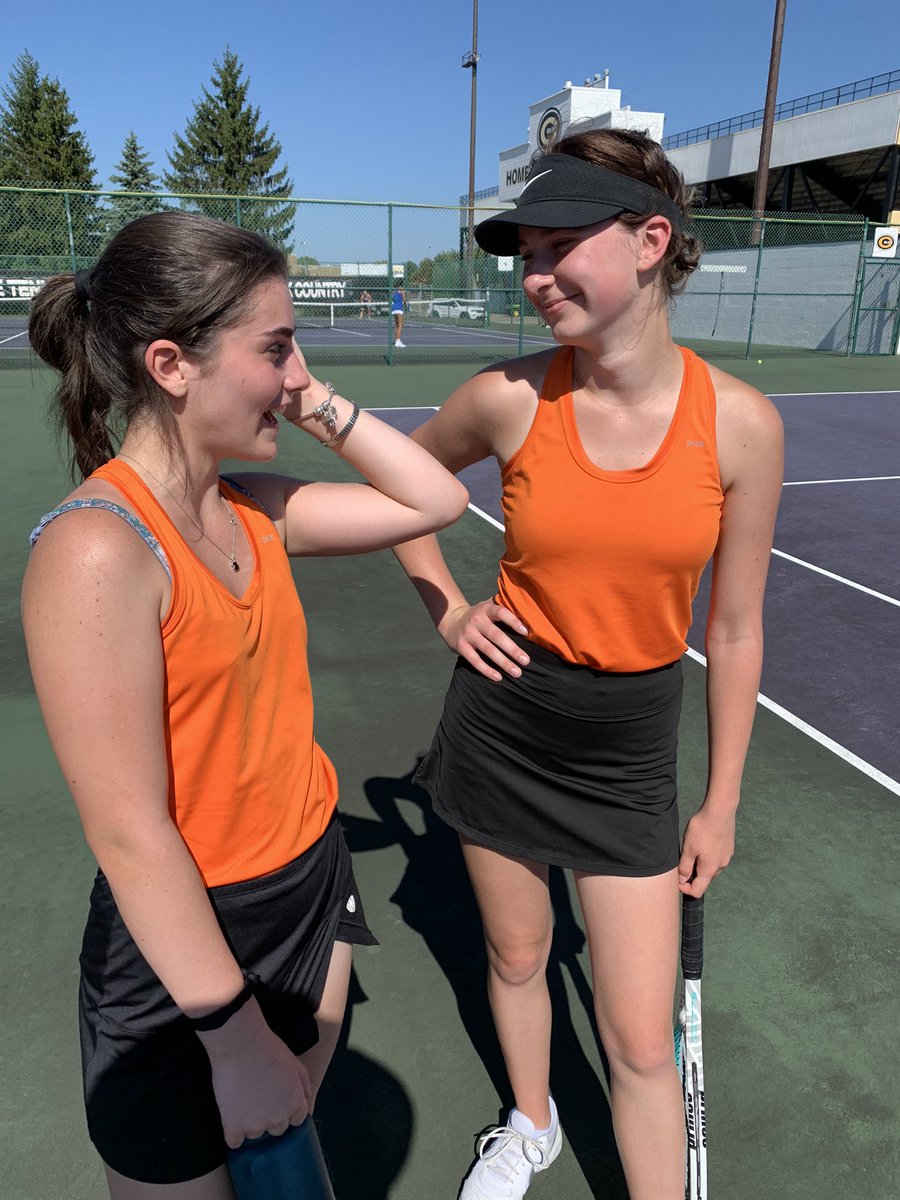 Congrats to our senior Josie Heys for finishing her career in the sectional quarterfinals with dubs partner Elena! What a great Senior year!
