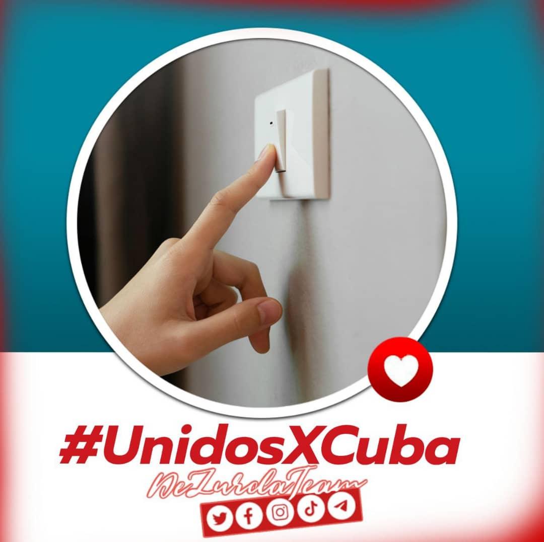 📴💡 Si apagas las luces y equipos que no estás usando, aportas al ahorro de la energía.
#UnidosXCuba #Cuba