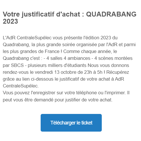 pseudo_tt's tweet photo. [ CONCOURS ] RT 🔁 + FOLLOW💕

Pour tenter de gagner une place au 💥💥QUADRABANG💥💥 la PLUS GROSSE SOIRÉE de CS (3500 participants)

📍 Vendredi 13 octobre de 23h à 5h à CentraleSupélec 

⌛Tirage au sort le 7 octobre 2033 à 18h⌛
Bonne chance à tous🙏 https://t.co/nSynjTDHg8