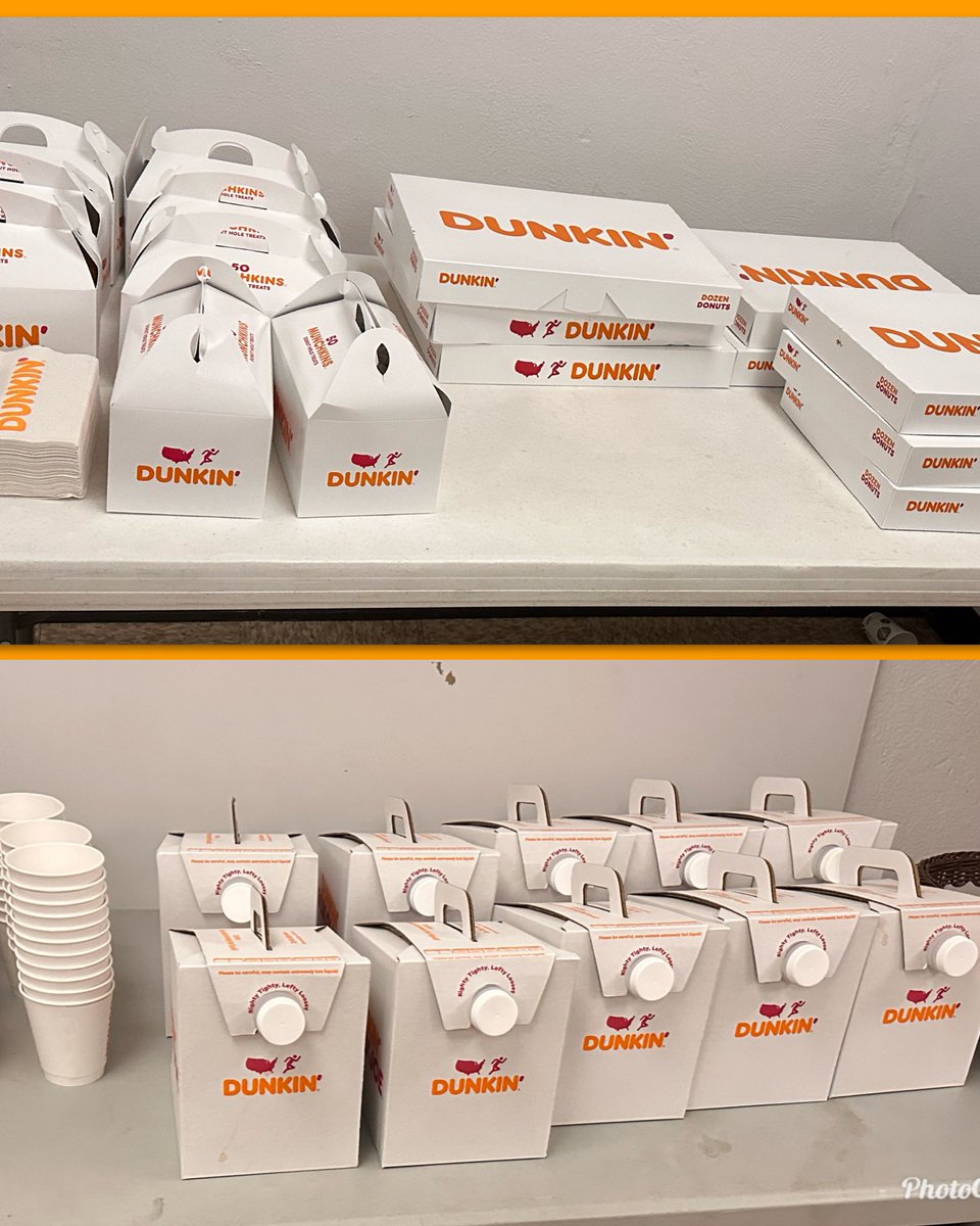 Thank you, @dunkindonuts, for feeding our teachers for Parent Teacher Conferences. It was a great way to start the day!